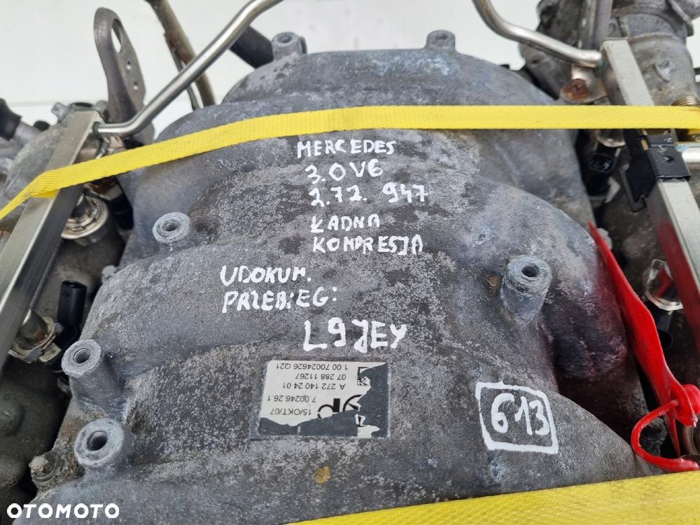 SILNIK KOMPLET Mercedes W204 3.0 V6 231KM 272947 272.947 - 9
