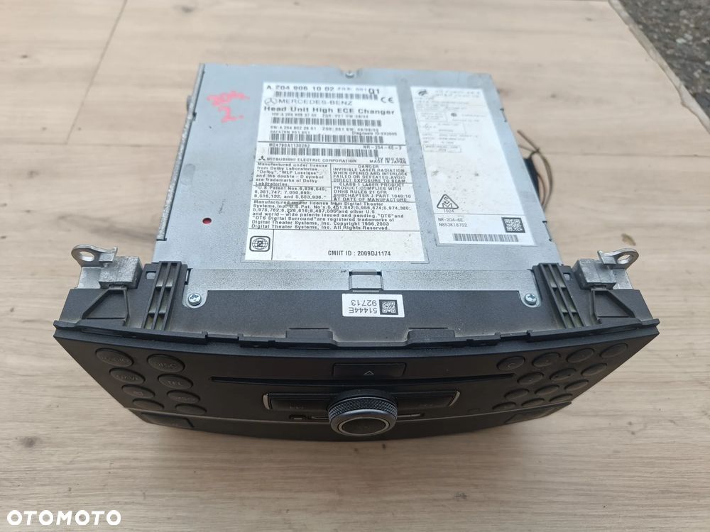 MERCEDES W204 RADIO NAWIGACJA COMAND NTG A2049061002 - 2