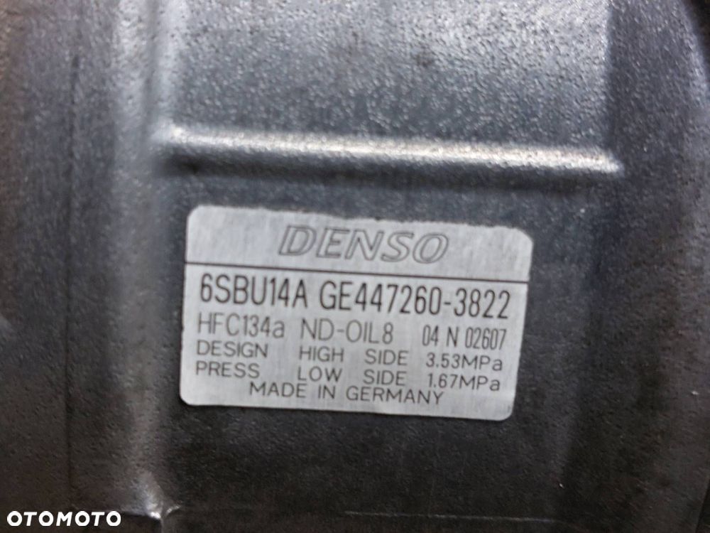 SPRĘŻARKA KOMPRESOR KLIMATYZACJI BMW F11 520d 2.0 D N47 447260-3822 - 2