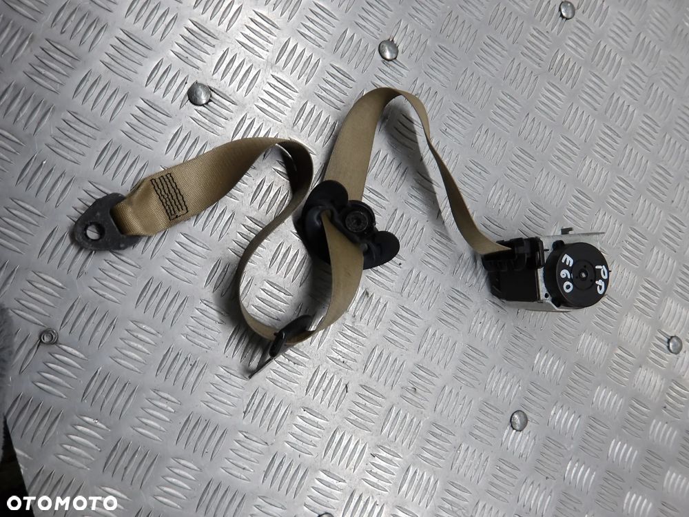 BMW E60 LIFT 07-10 PAS BEZPIECZEŃSTWA PRAWY LEWY PRZÓD TYŁ ŚRODEK 601629600D - 2