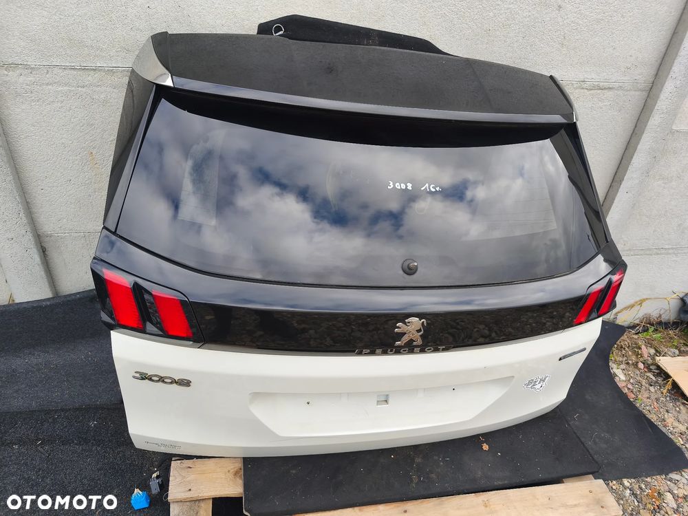 KLAPA BAGAŻNIKA POKRYWA PEUGEOT 3008 II - 3