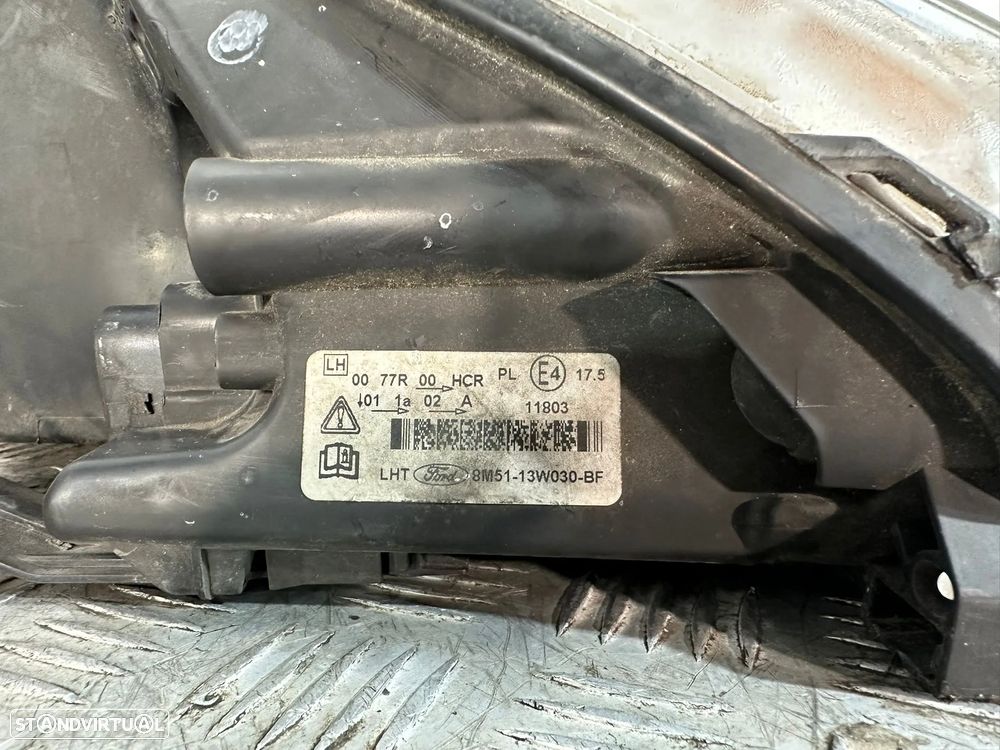 Conjunto Farois Oticas Frente Frontais Original Ford Focus 2 MK2 Fase 2 2007 - 2010 - 14