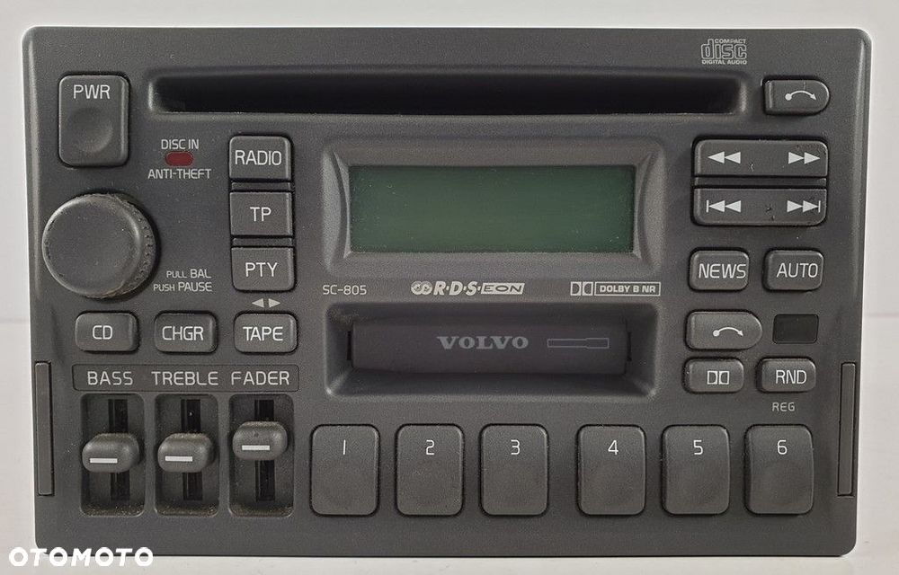 RADIO CD KASETA VOLVO SC-805 S70 C70 V70 35337751 - 1