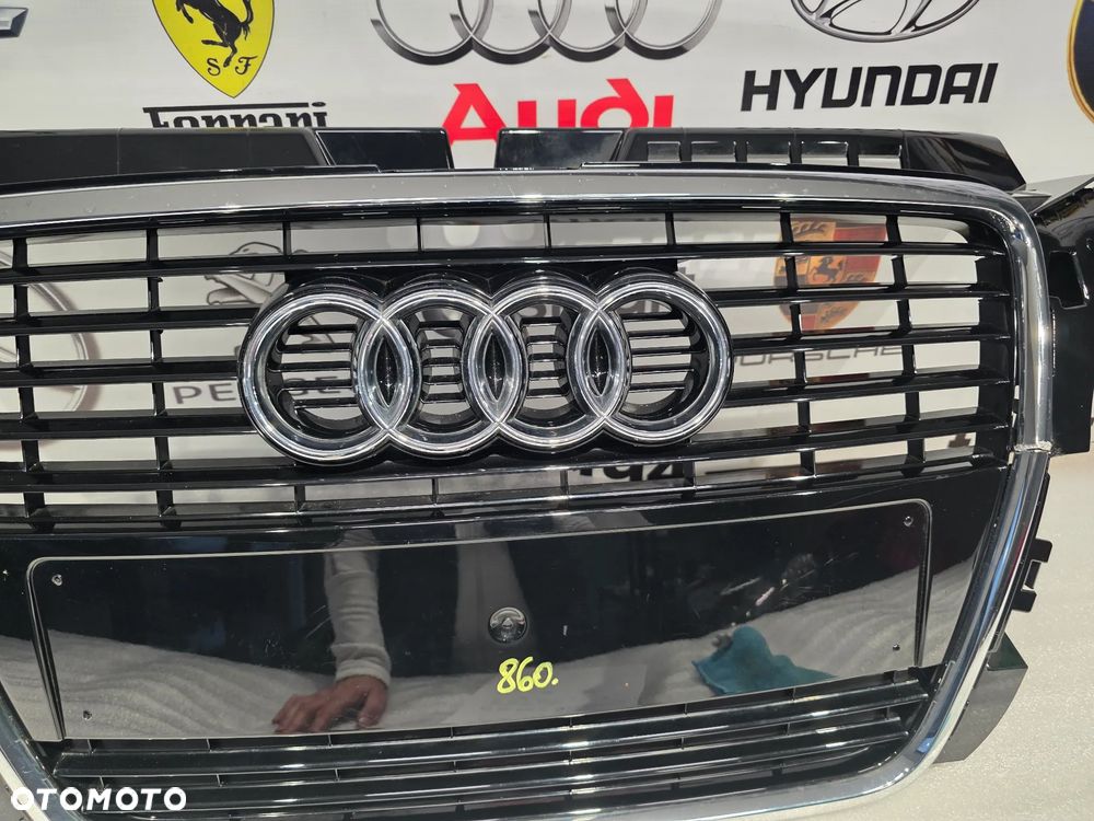 AUDI A3 8P0 LIFT 08-12 ATRAPA / GRILL PRZEDNI PRZÓD NA WYSOKI POŁYSK , NR 8P0853651M , NR AUKCJI GL860 - 8