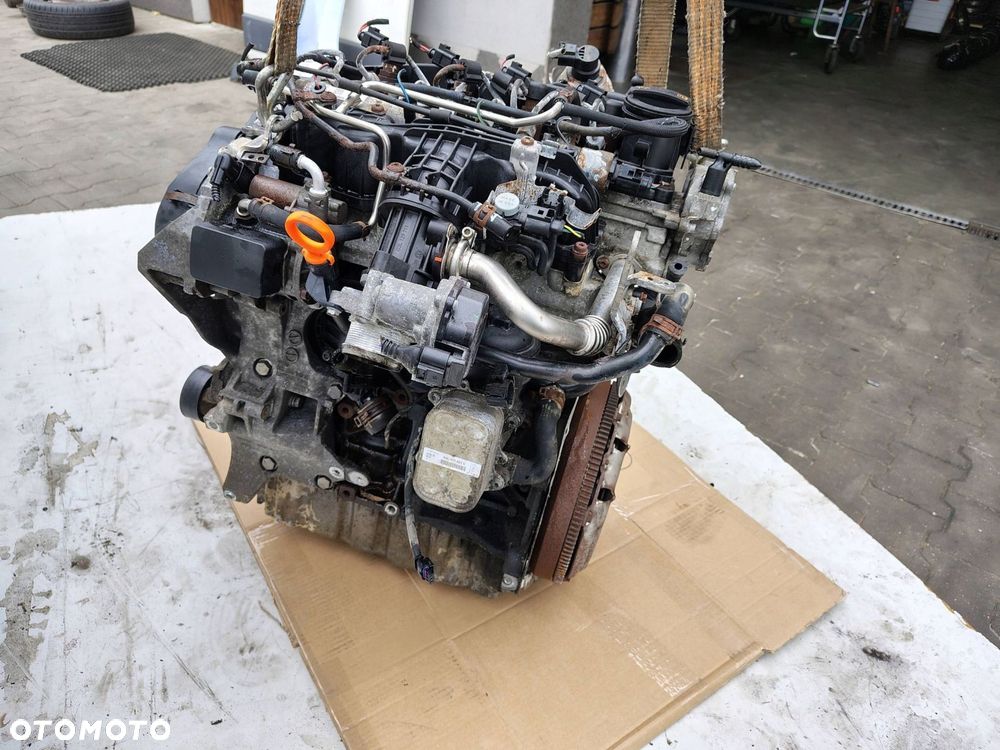 SILNIK KOMPLETNY CAY CAW BEZ NASTAWNIKA VW CADDY 3 III 1.6 TDI 96 TYŚ KM - 11