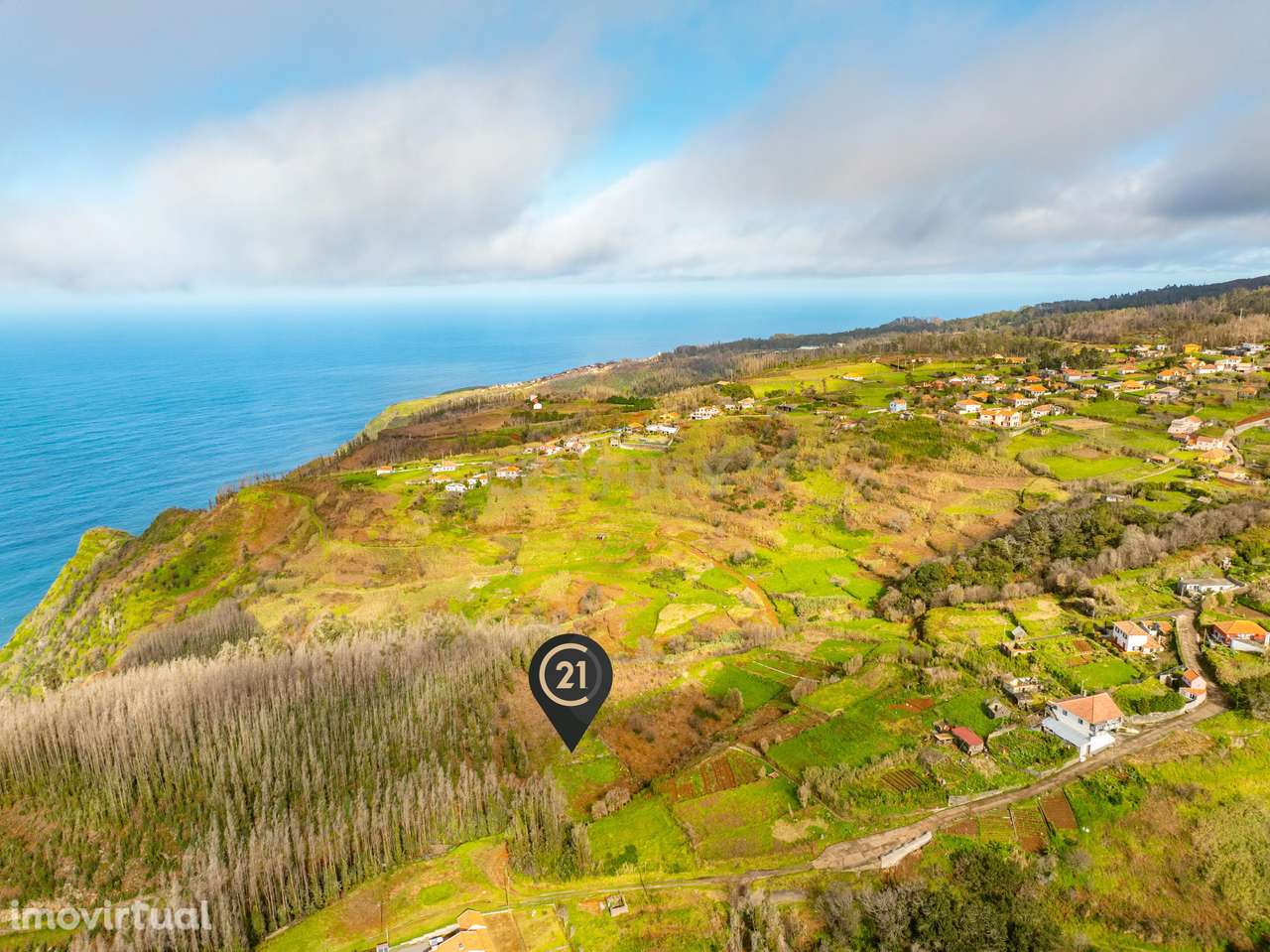 Terreno de 2.500 m² para Construção - Achadas da Cruz, Porto Moniz - Grande imagem: 2/13