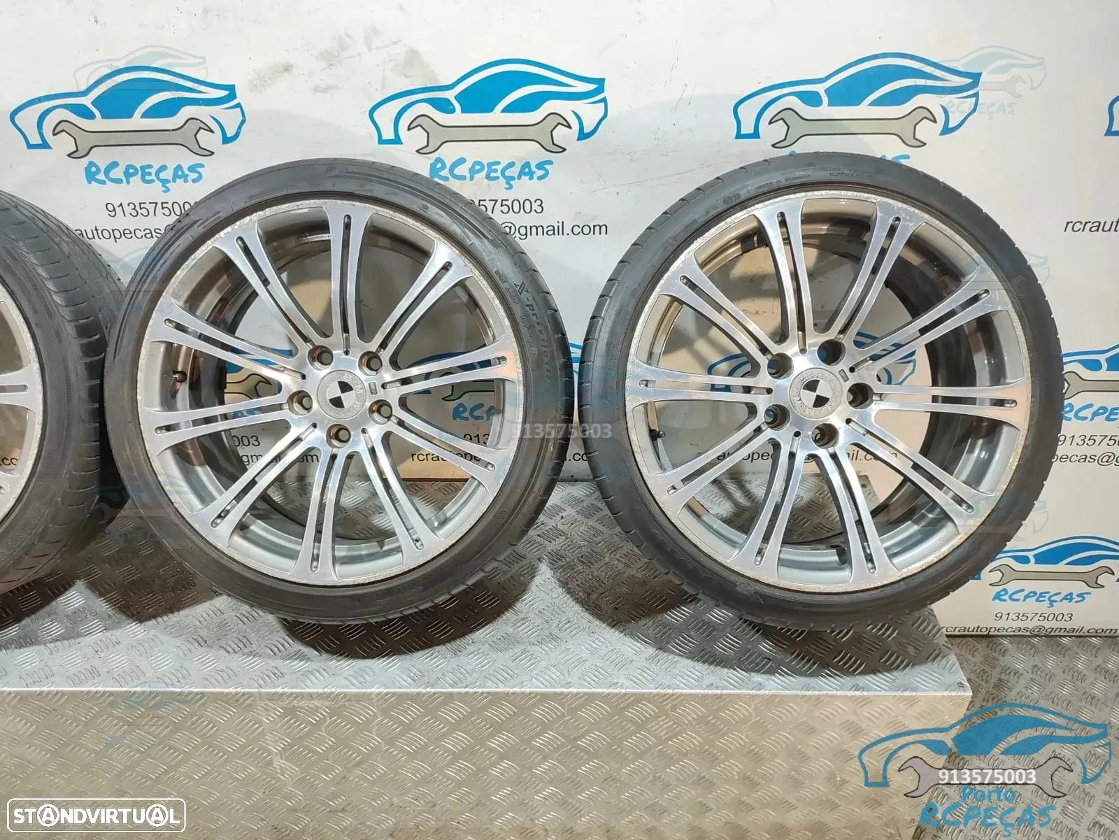 Jantes 19" BMW M3 E92 dupla medida - 8,5J / 9,5J - ET23 | ET29 | 5x120 - 19 Polegadas | Originais BMW | 5 x 120 | E90 | E93 | LCI | E87 | E81 | E88 | E82 | F30 | F31 | 36112283555 | 2283555 | 36112283556 | 2283556 - 5