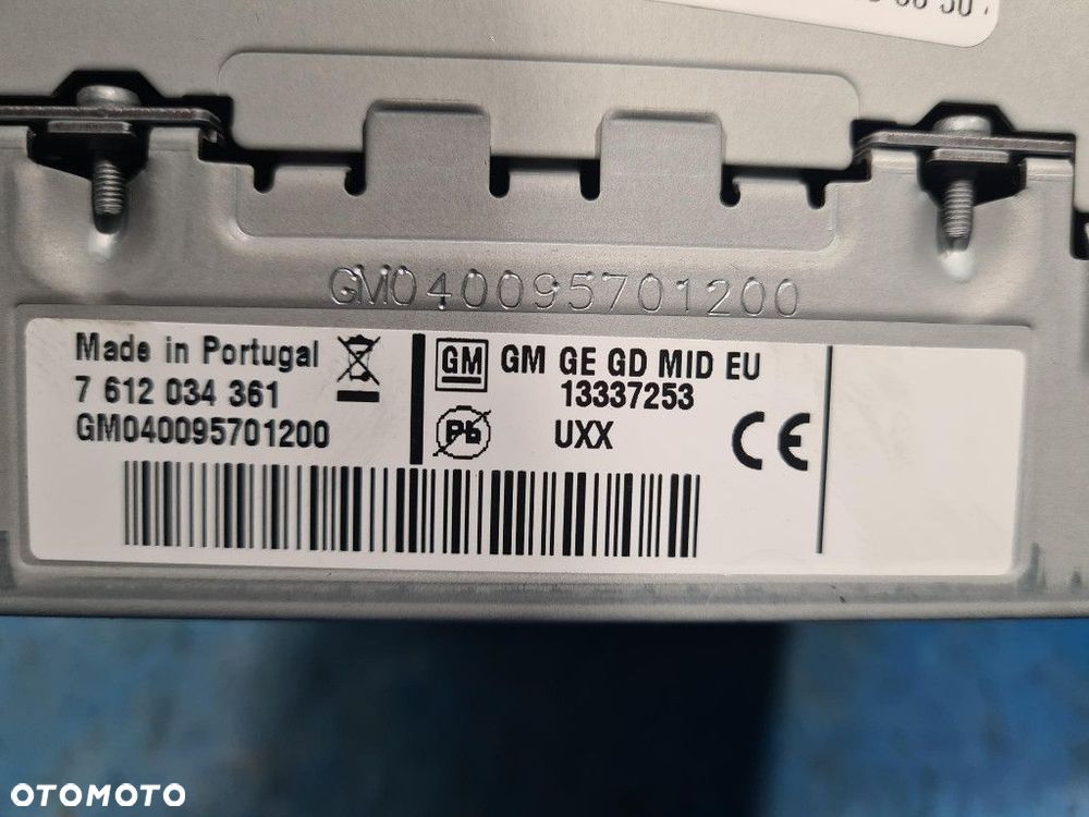 OPEL INSIGNIA A RADIO 13337253 Z22C - 8