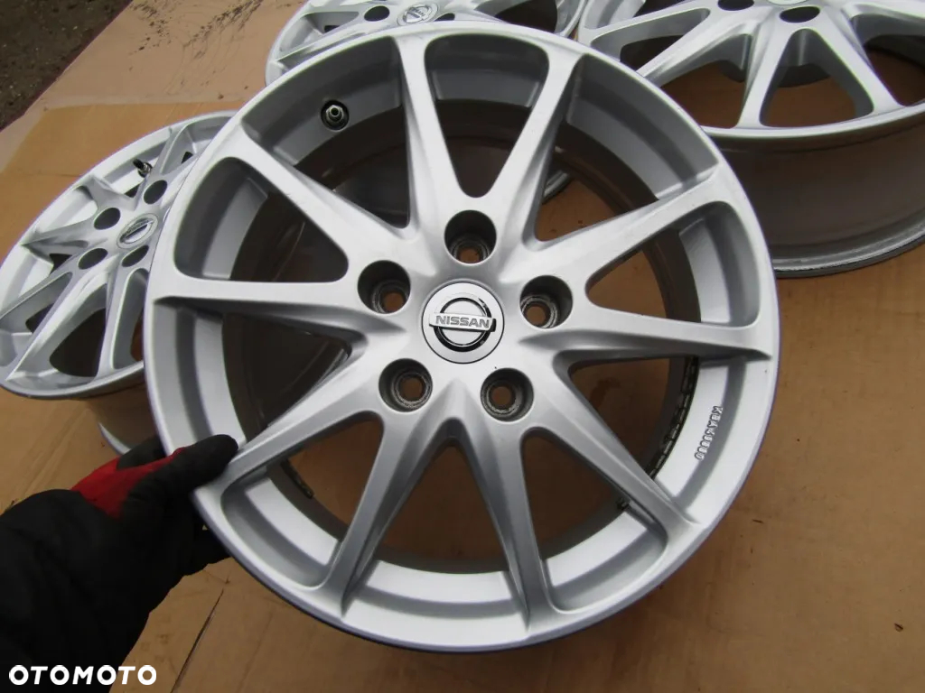 4x Felgi 16 Nissan Qashqai II Juke X-TRAIL Pulsar Leaf ET40 + czujniki TPMS - 12
