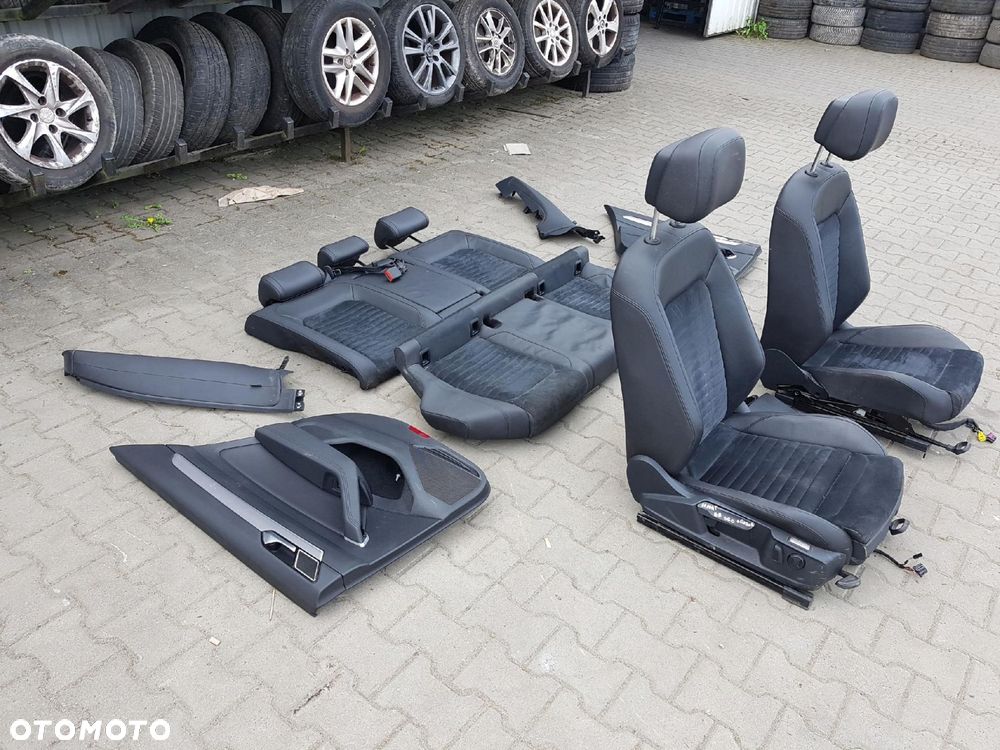 VW PASSAT B8 14-18r SEDAN FOTELE KANAPA ALCANTARA - 3