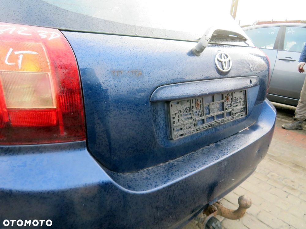 KLAPA BAGAŻNIKA TYLNA COROLLA E12 3D HB 8P4  GRANATOWY TOYOTA 2001-2004 - 6