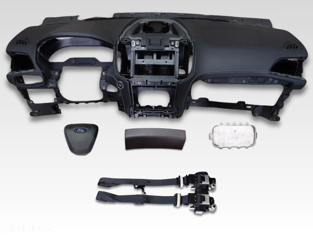 FORD S-MAX MK2 | GALAXY MK4 DESKA SKÓRA VIGNALE PODUSZKI PASY KOMPLET - 1