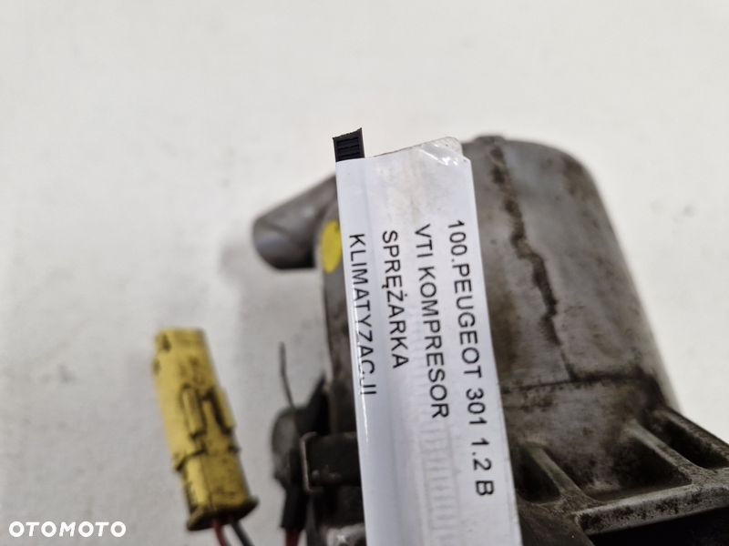 PEUGEOT 301 1.2 B VTI KOMPRESOR SPRĘŻARKA KLIMATYZACJI 9806599380 - 12