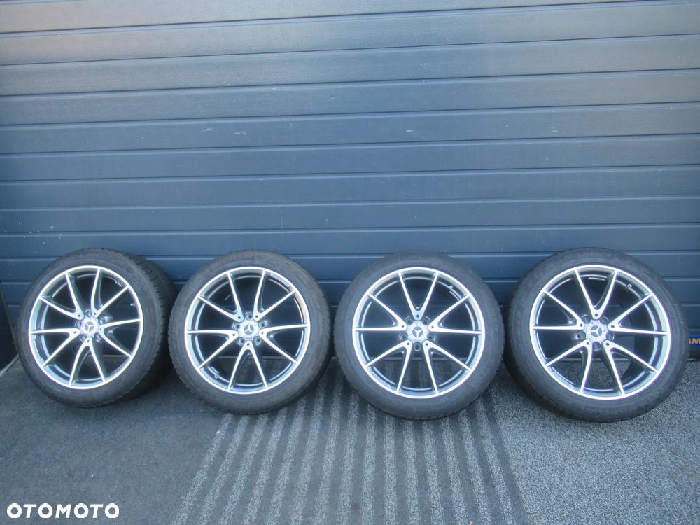 FELGI ALUMINIOWE OPONY MERCEDES E-KLASA W212 AMG 9.5Jx19H2 ET52 ET25 A2134014600 A2134012600 265/40/R19 - 1