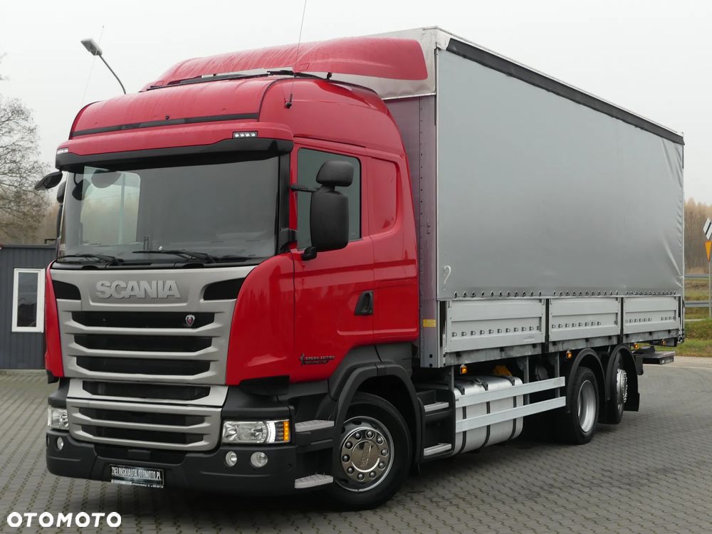 Scania R410 6x2 / BURTO FIRANKA 7.70 + WINDA / ZSUWANY DACH / EURO 6 / - 1