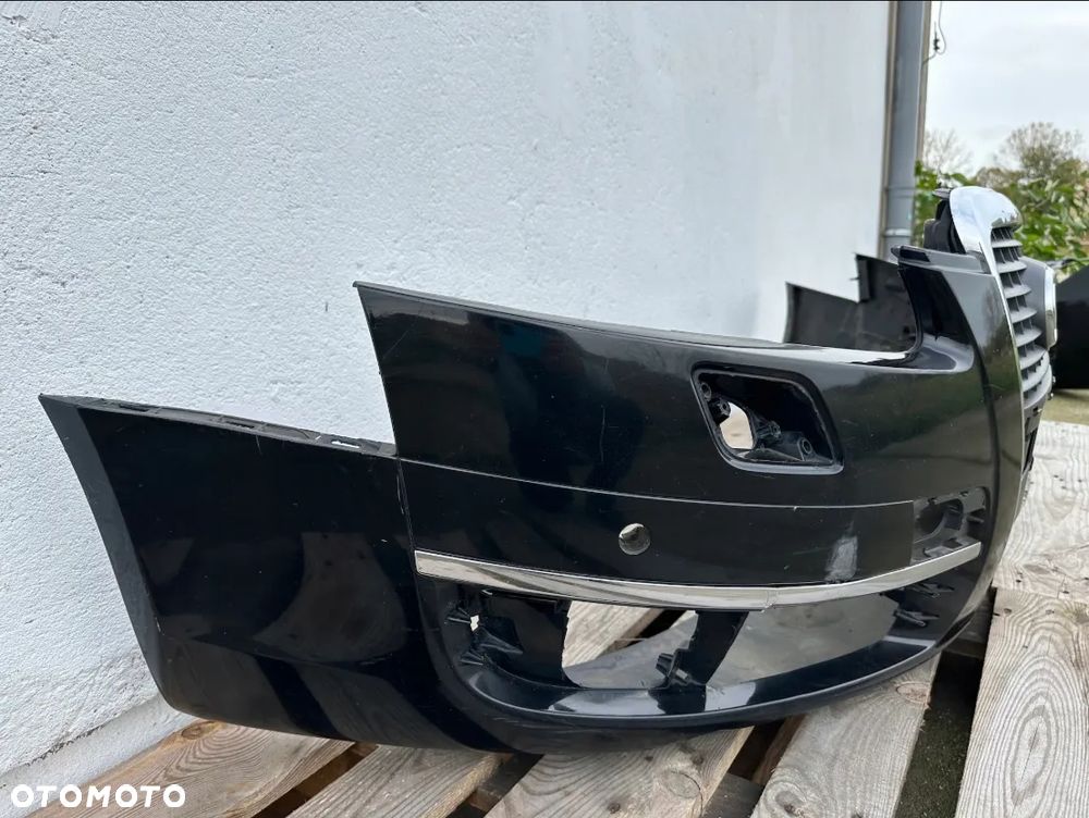 ZDERZAK PRZÓD PRZEDNI AUDI A6 C6 4F0 2004- 4F0807437E + GRILL CAŁY ORYGINAŁ - 3