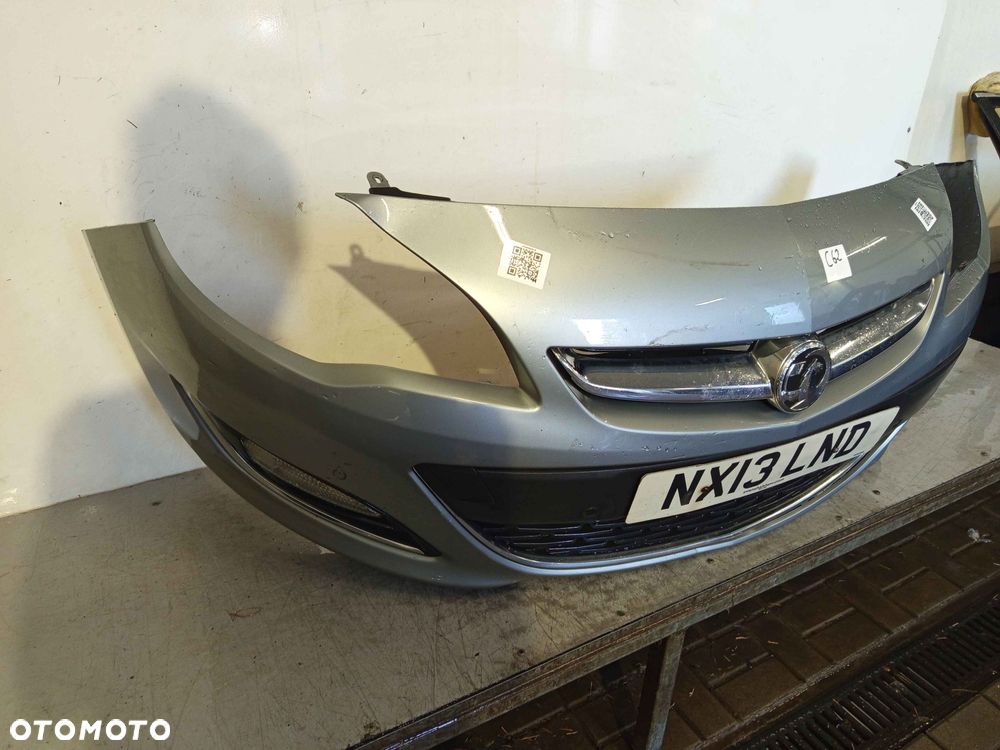 ^ ZDERZAK PRZÓD PRZEDNI OPEL ASTRA J 4 IV LIFT FL Z179 SZARY - 3