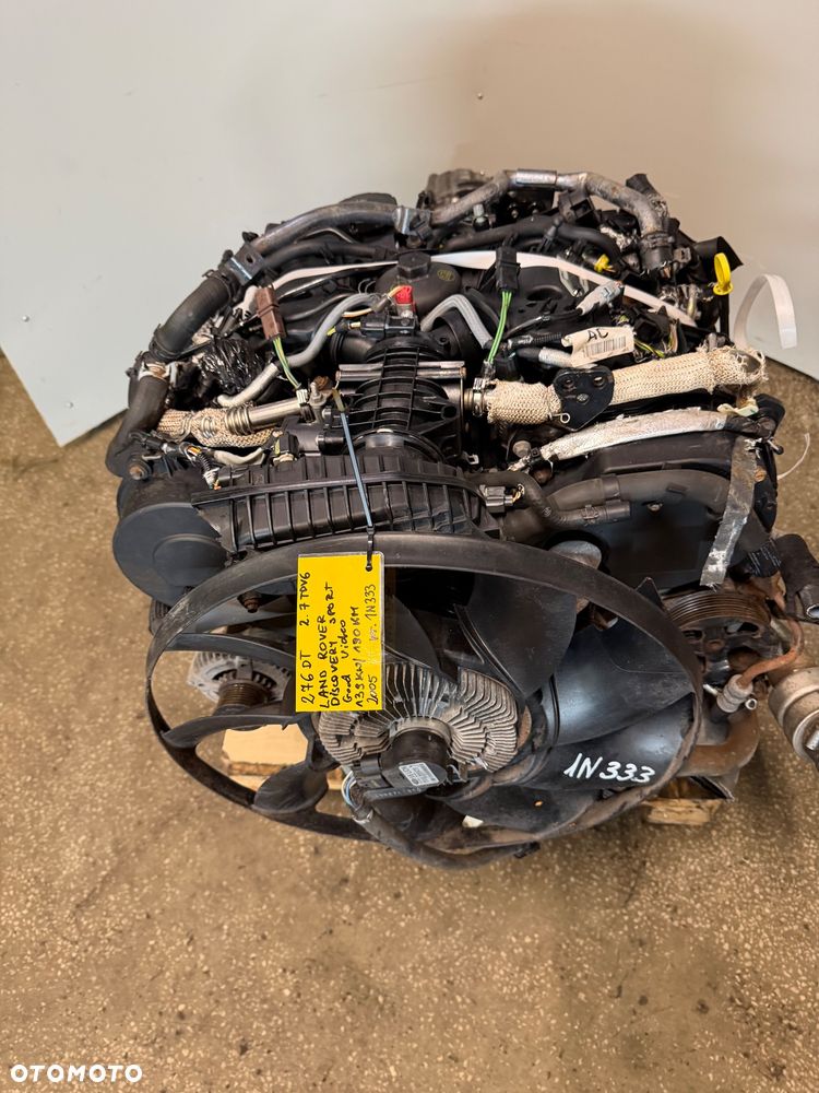 Silnik KOMPL Land Rover Discovery Range sport 2.7 tdv6 III film video - 4