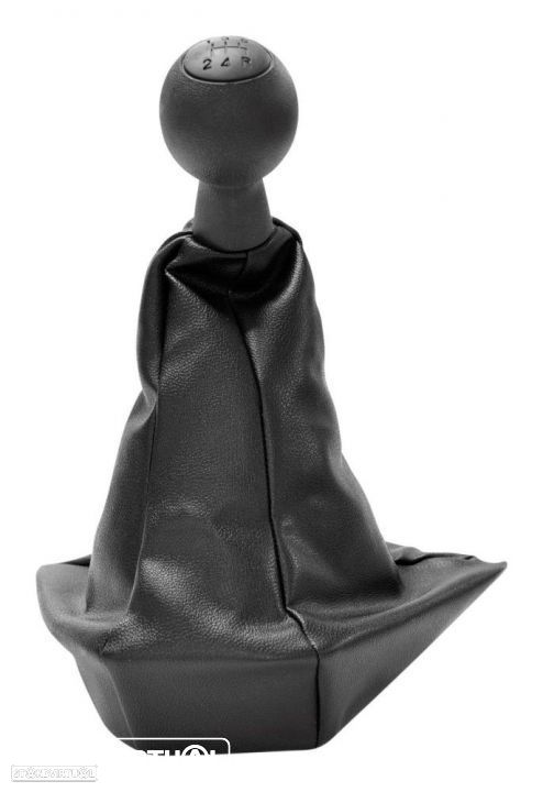 Punho manete c/fole mudancas fiat doblo 2001 a 2010 (nova) - 1