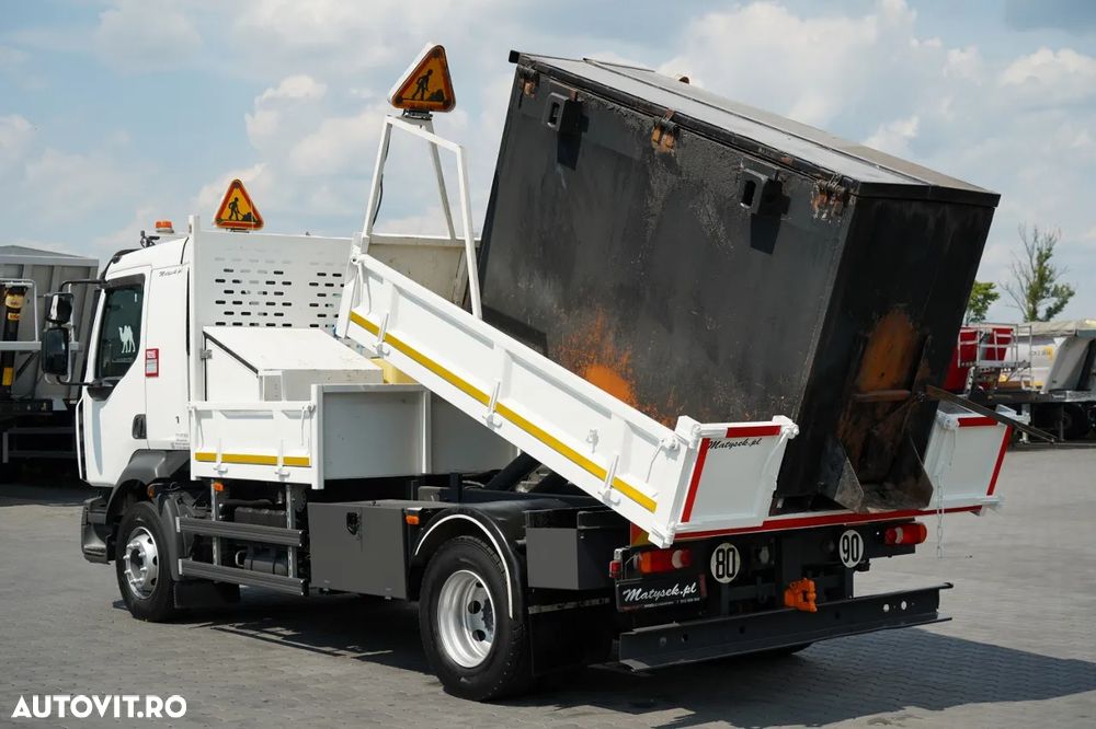 Renault D 16.240 / 4X2 / BASCULATOR / SPECIALIZED / DRUM / CISTERNĂ ASFALT / EURO 6 / IMPORTAT - 4