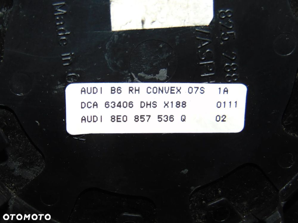 ORYGINAŁ fotochrom lustro lusterko prawe fotochromatyczne 8E0857536Q Audi A4 B6 sedan kombi 00-04r EUROPA - 11