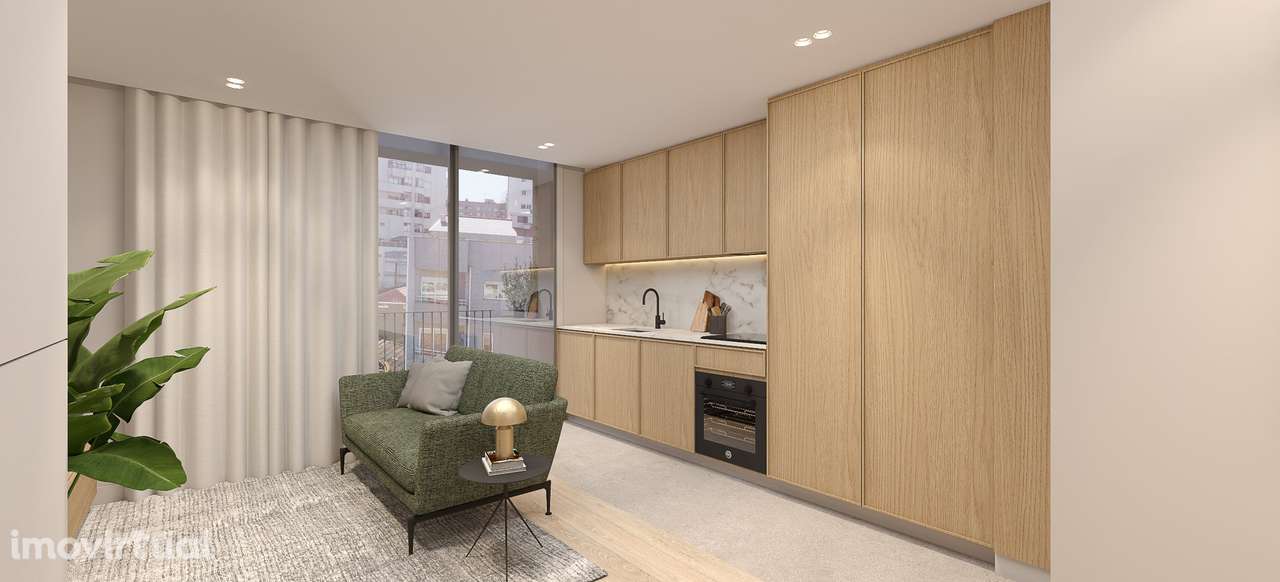 T0 Novo c/ Varanda em Mafamude, Vila Nova de Gaia - Grande imagem: 2/14