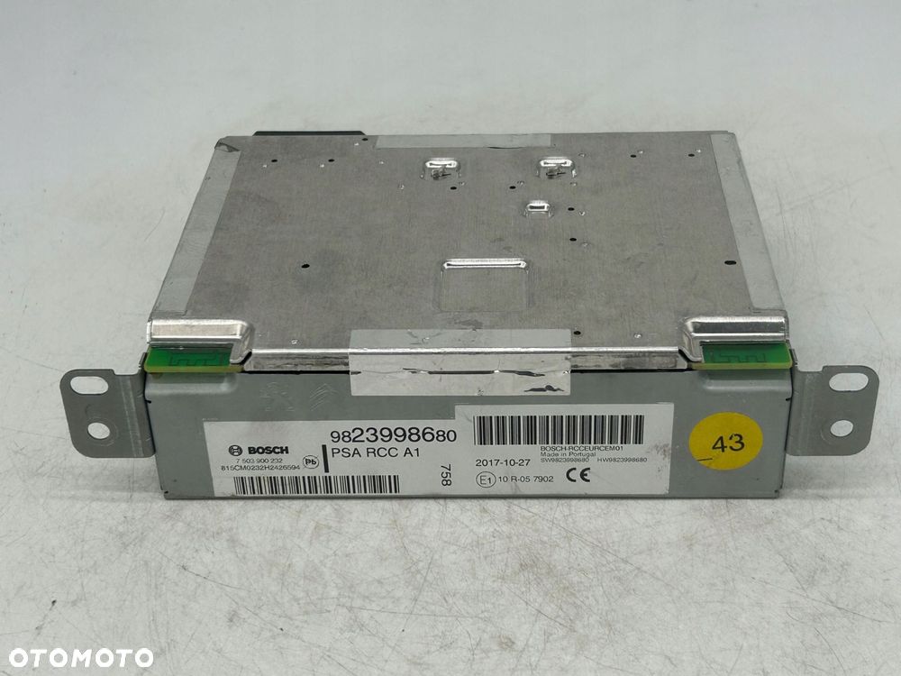 radioodtwarzacz stacja multimedialna peugeot 208 9823998680 - 2