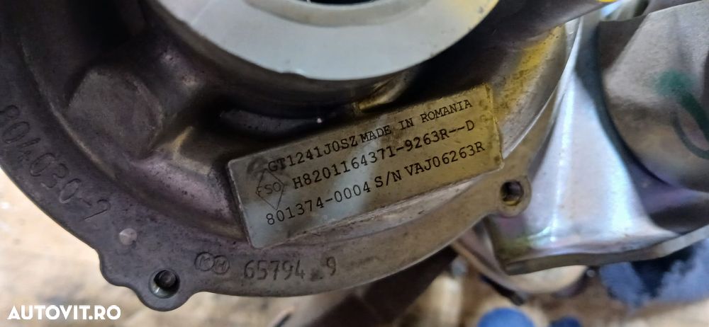 Turbina, turbosuflanta RENAULT CLIO 4, KANGOO, CAPTUR 1.5 dci an 2013-2021 cod 144119263R sau 8201164371 - 6