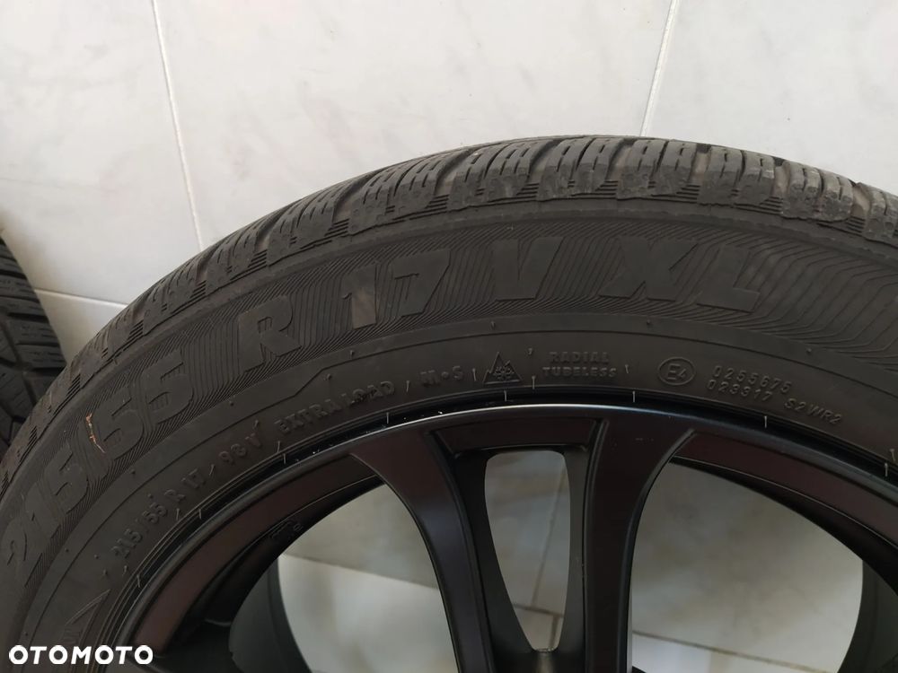 JEEP CHRYSLER TOYOTA 7.5X17 FELGI ALUMINIOWE R17 ET50 OPONY SEMPERIT 215/55 KOŁA - 11