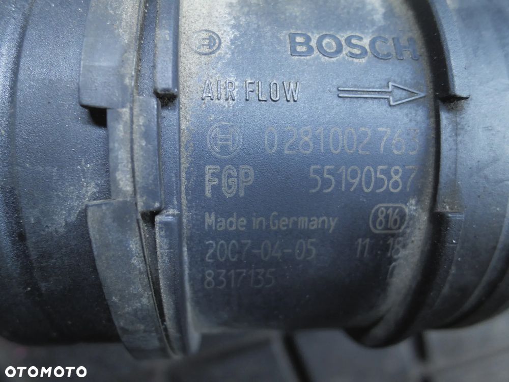 FIAT ALFA IVECO PRZEPŁYWOMIERZ 55190587 0281002763 BOSCH + WTYCZKA INSTALACJA POSIADAM 2SZT - 6