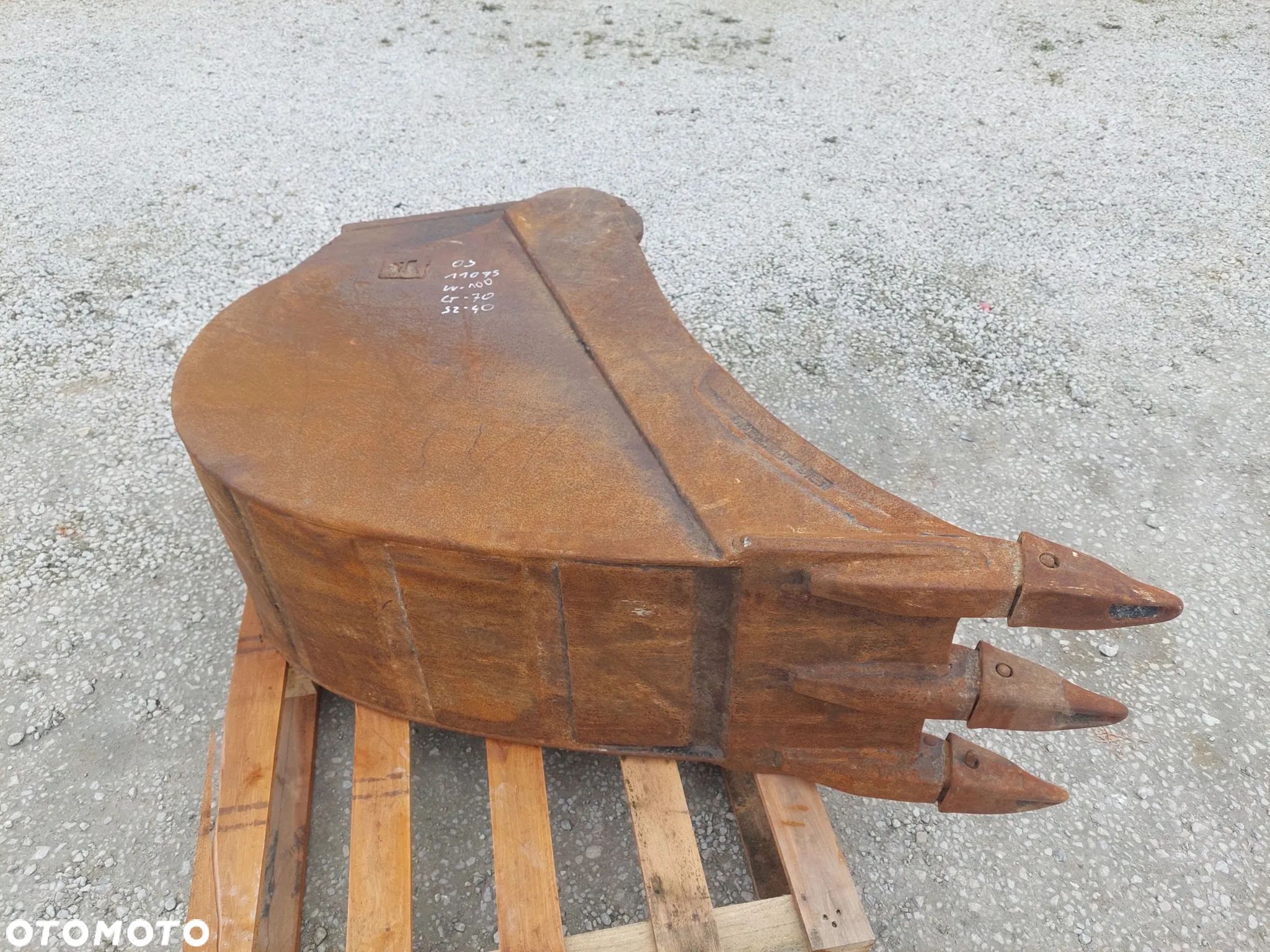 Łyżka 40cm do kopania koparki na szybkozłącze Nado SK 15 20 Komatsu PW PC 130 138 140 148 160 180 210 - 1