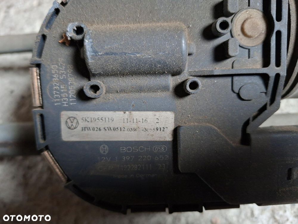 5K1955023 MECHANIZM SILNICZEK WYCIERACZEK EUROPA EU VW GOLF VI 6 2008-2012 - 4