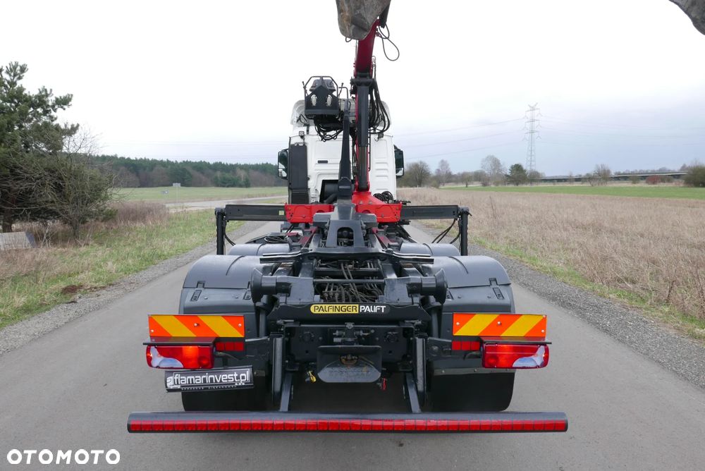 MAN MAN TGS 28.440 6X2 TGA + PALFINGER EPSILON PALIFT HAKOWIEC Z HDS Z DŹWIGIEM DO ZŁOMU KONTENERÓW ODPADÓW - 21