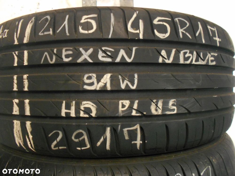 OPONY 215/45R17 NEXEN NBLUE HD PLUS DOT 1821 /  2917 7MM - 2