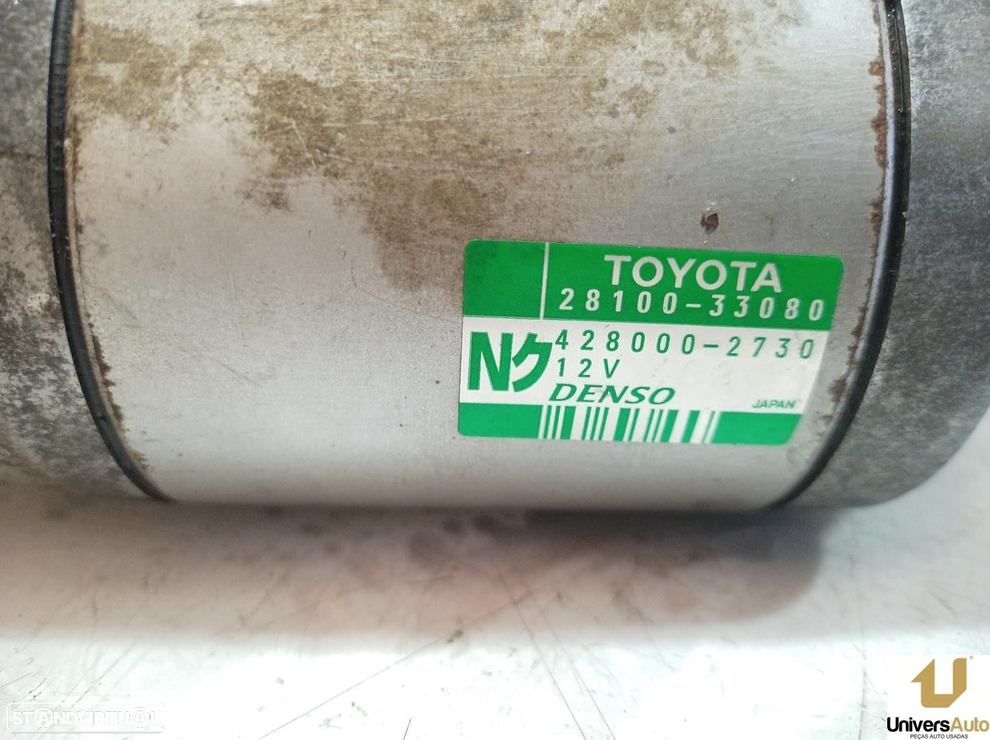 MOTOR ARRANQUE TOYOTA COROLLA 2006 -2810033080 - 8
