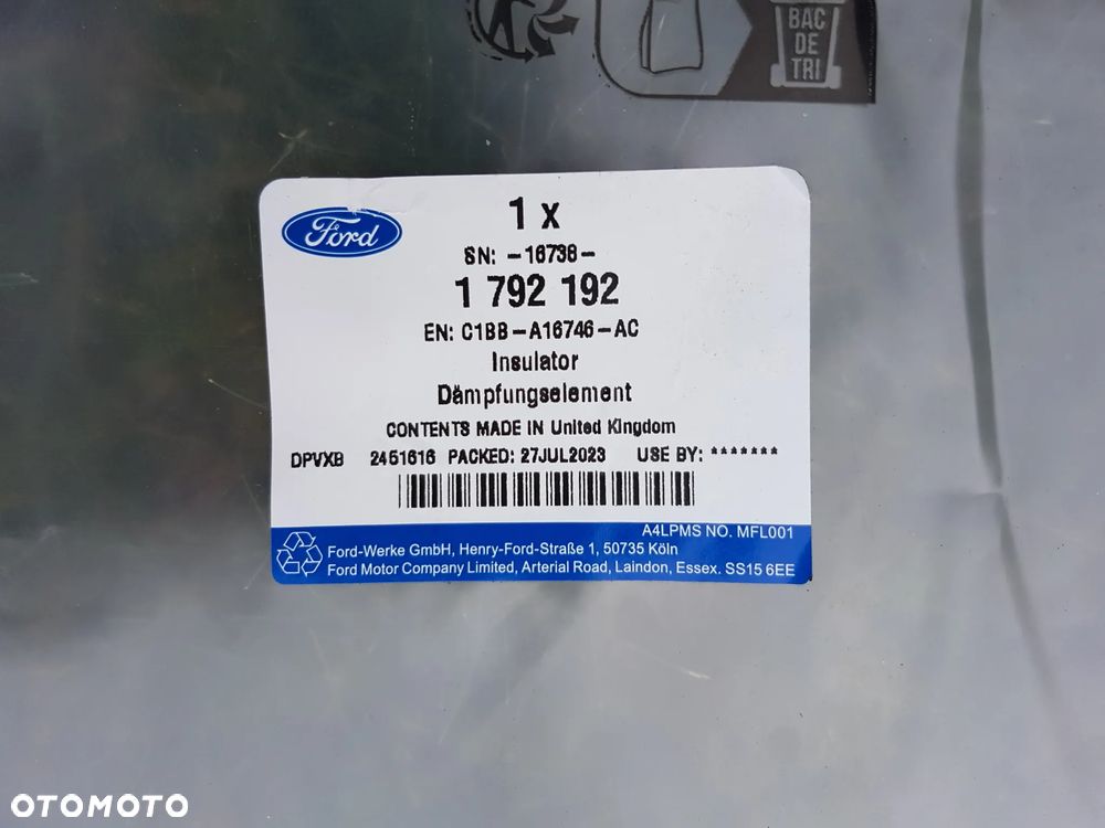 FORD FIESTA 12-19 WYGŁUSZENIE WYGŁUSZKA MASKI - 5