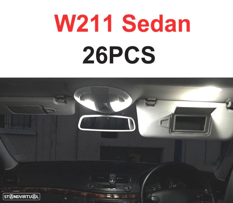 KIT COMPLETO LAMPADAS LED INTERIOR PARA MERCEDES SPRINTER 906 W906 06-13 - 4