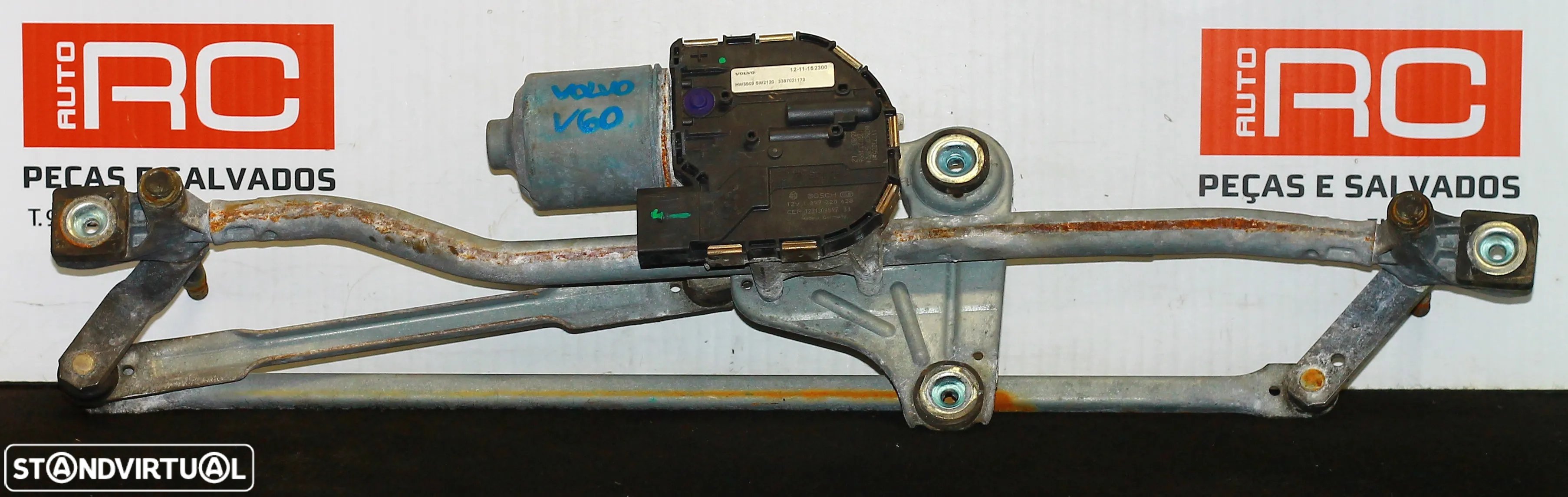 MOTOR LIMPA PARA-BRISAS VOLVO V60 - 2