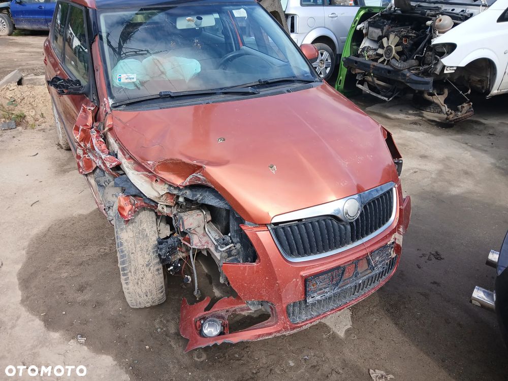 skoda fabia II LF3H maska pokrywa silnika klapa bagażnika zderzak lampa reflektor pas przedni stop - 1