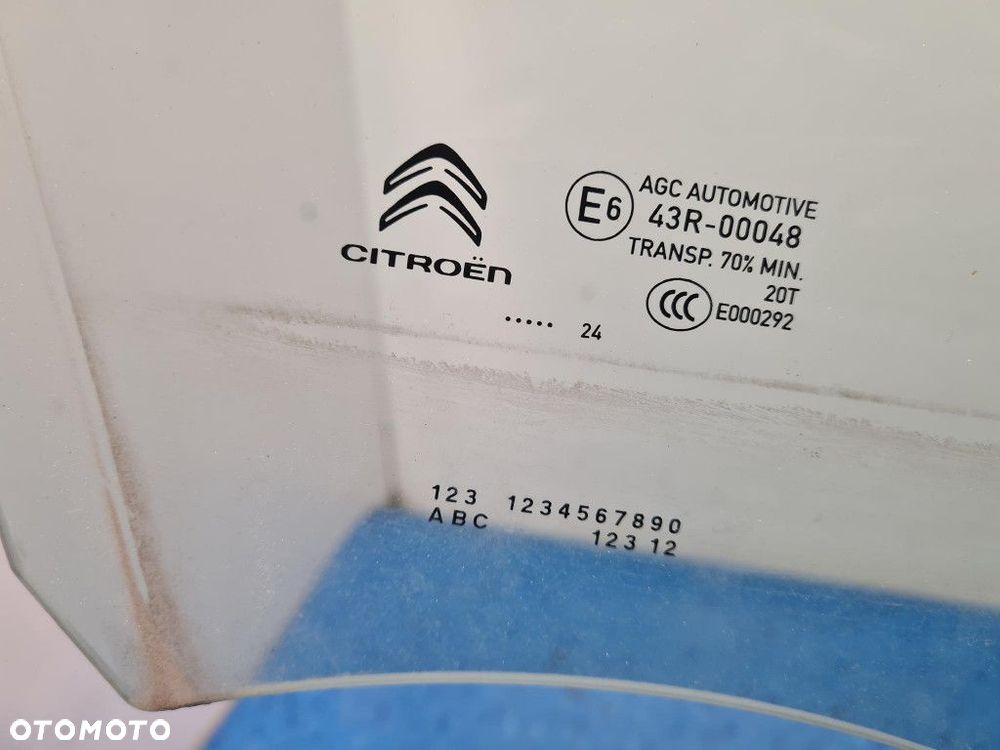 CITROEN C3 III LIFT 24R SZYBA DRZWI PRZÓD PRAWA - 2