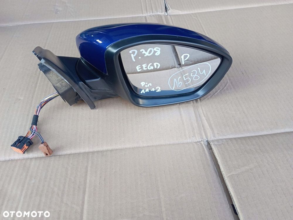 PEUGEOT 308 T9 LUSTERKO PRAWE 11+2 PIN EUROPA 98261675XT - 1