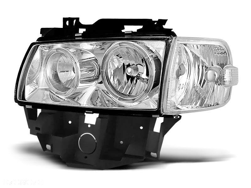 Lampy Reflektory Vw T4 Bus 1996-2003 Ringi Chrom - 1