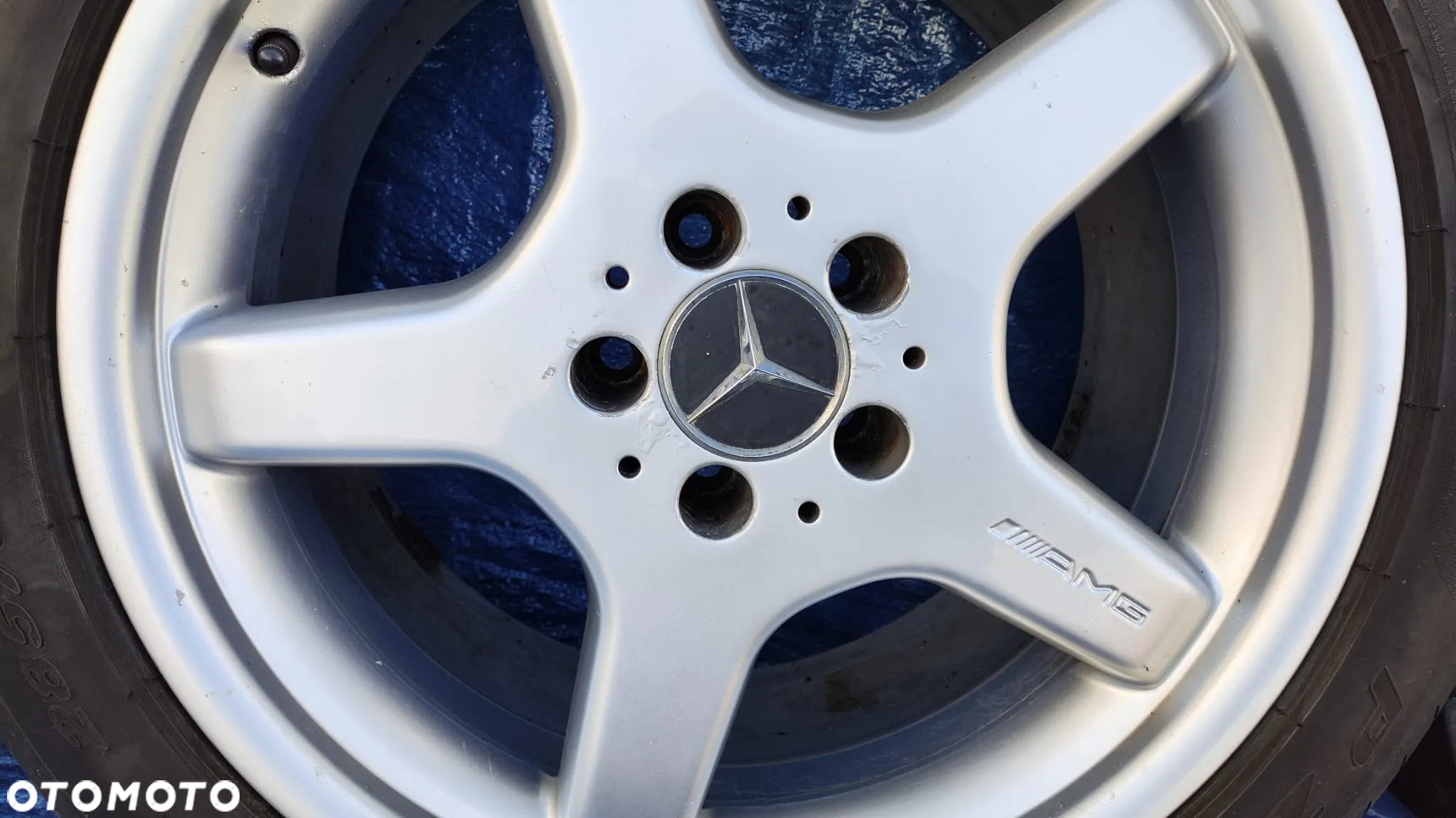 FELGI ALUMINIOWE ALUFELGI OPONY KOŁA 8.5J 9.5J 18 AMG ORYGINAŁ A2304012002 A2304012102 MERCEDES SL R230 W230 - 10