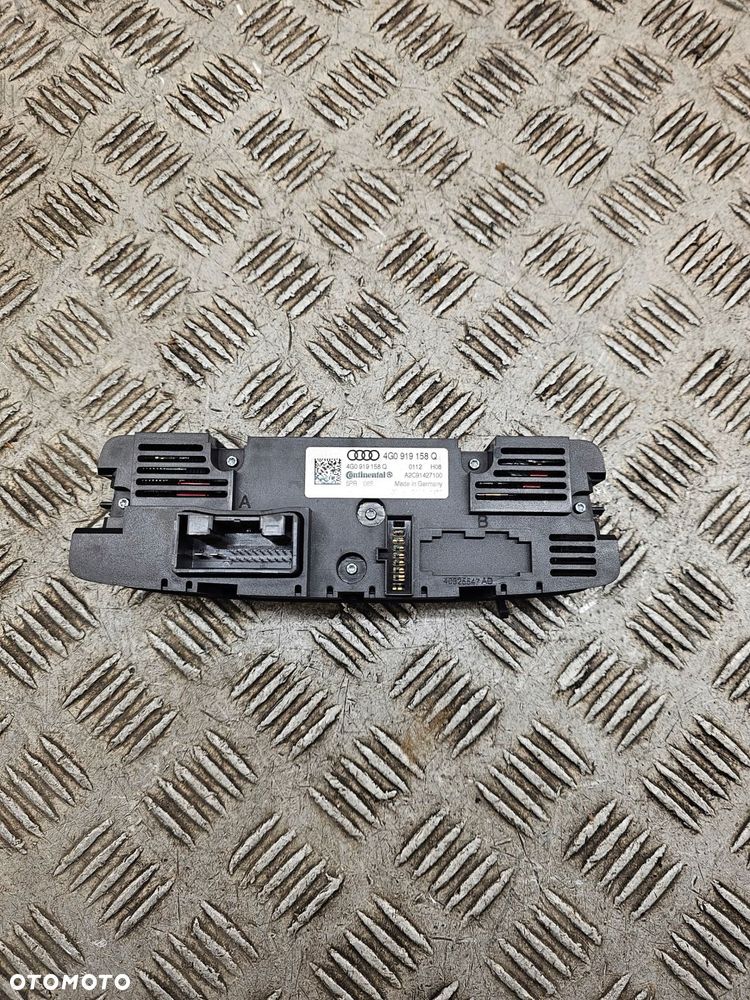 panel przełącznik nawiewu klimatyzacji tył tylna audi a6 c7 4g 4g0919158q - 3
