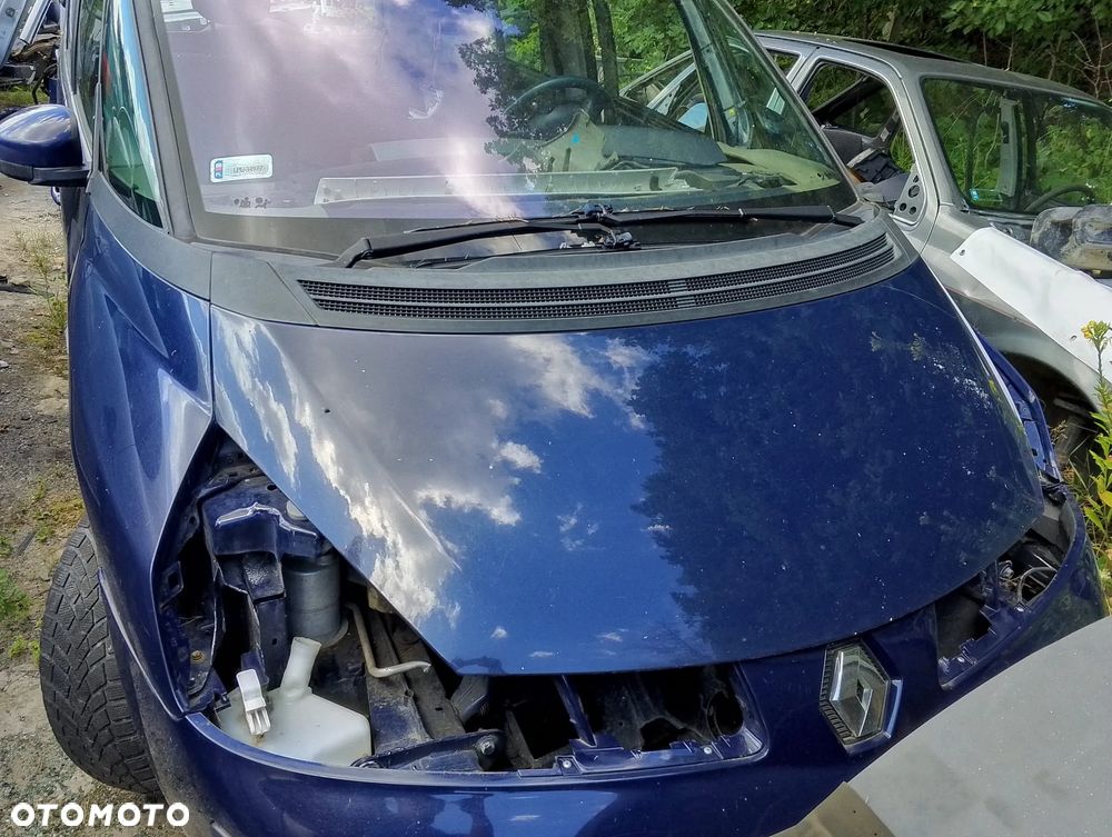 Renault Espace IV (02-06r.) 2.0 B 136KM. Silnik F4R 792 Skrzynia PK6 060 lakier OVD42 - BLUE NAVY BC. Cały na części GWARANCJA !!!  Przód Tył Zestaw Komplet Drzwi Klapa Zderzak Błotnik Maska Grill Atrapa Szyba Pas Lampa Lusterko Boczki Fotel Kanapa Kokpit Deska Rozdzielcza Przełącznik Włącznik Sterownik Przewody Wiązka Instalacja Moduł Komputer Czujnik Listwa Pompa Alternator Wtryski Głowica Rozrusznik Kompresor Sprzęgło Dwumas Silnik Skrzynia ABS Klimatyzacji Paliwa Wspomagania Kolektor Turbina Przepustnica Zawór Chłodnica Koło Hak Belka Sanki Zawieszenie Mcpherson Półoś Amortyzator Wydech Tłumik Zacisk Most - 2