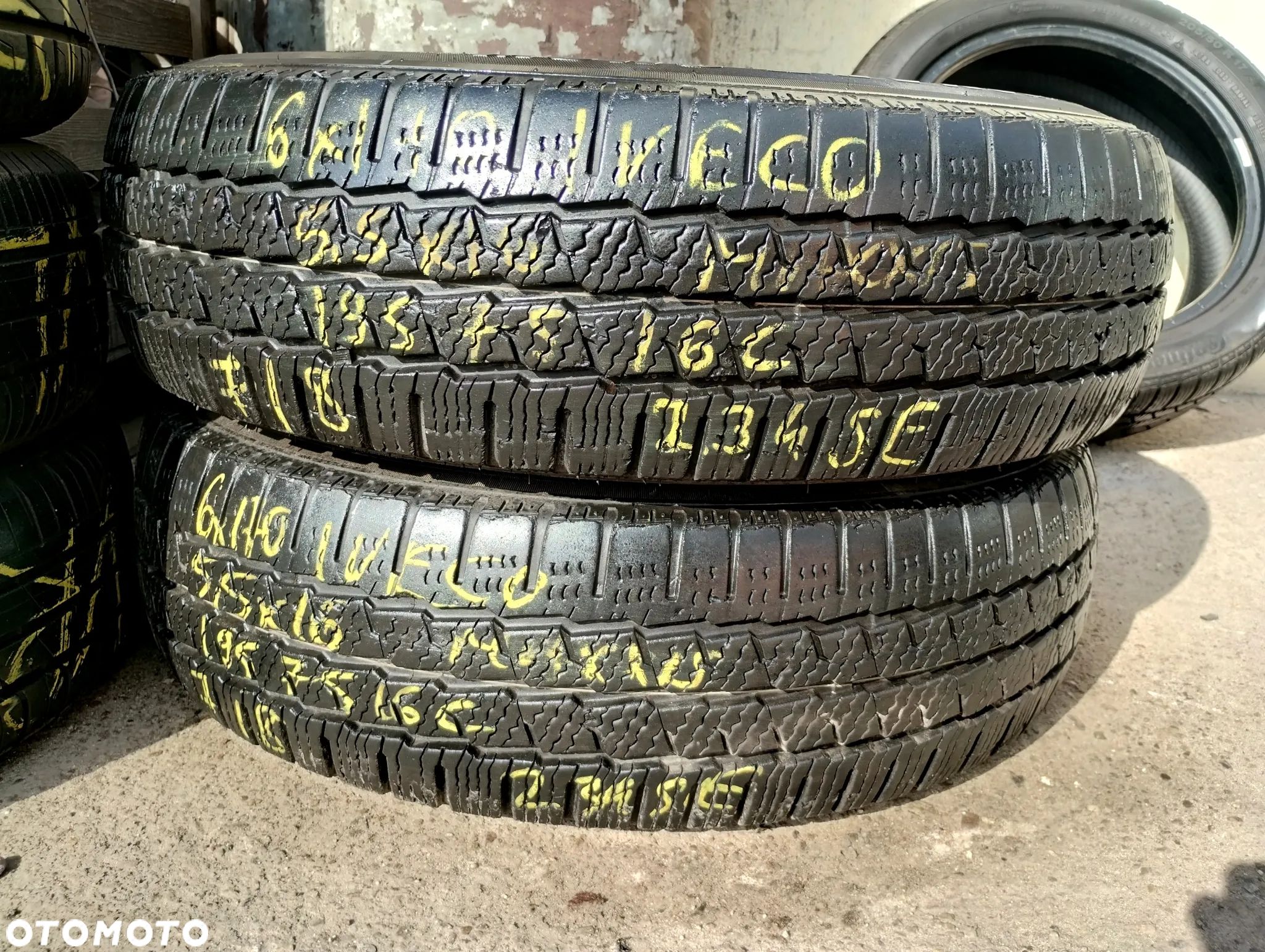 195/75R16C 16 C Opony Zimowe Zima MAXXIS VANSMART SNOW WL2 Legnica ALU-RAD 195/75 7mm - 1