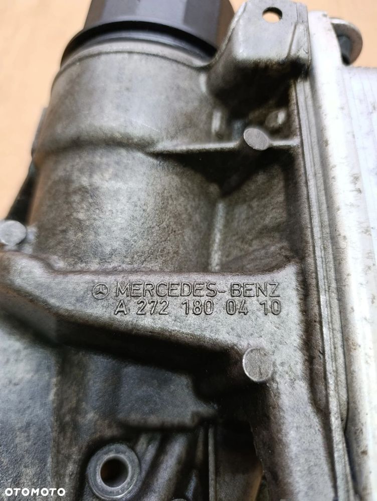 W221 chłodniczka oleju podstawa filtra oleju 3,5 V6 benzyna 272KM ML W164 R klasa W251 S klasa Mercedes A 013 154 56 02, - 2