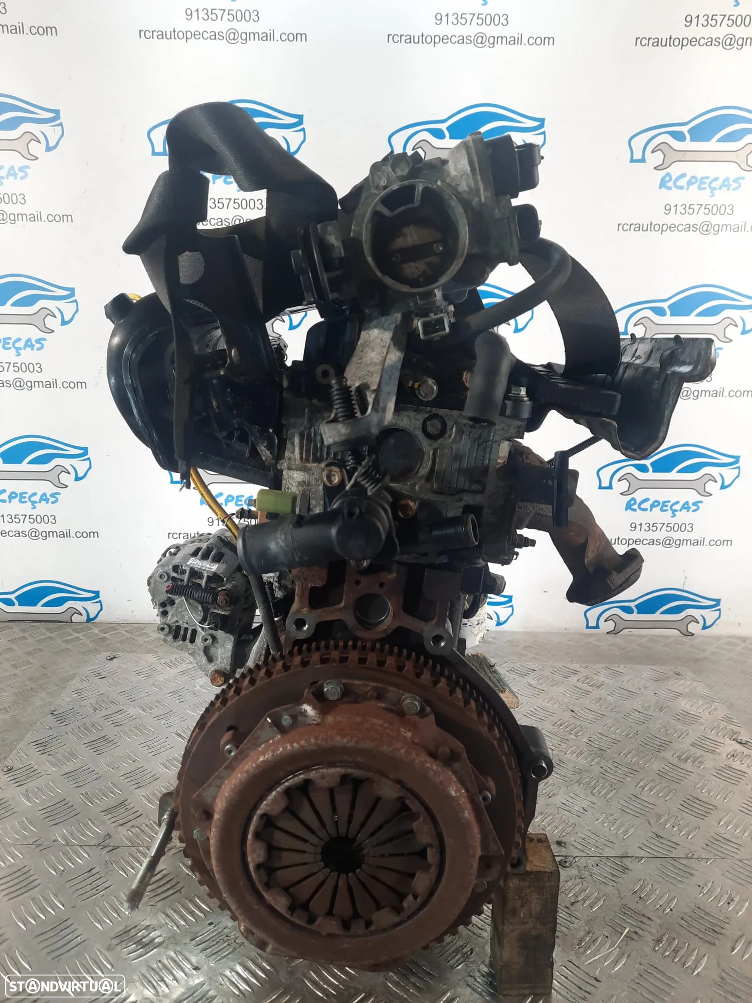 .MOTOR COMPLETO 1.2i 8V 58CV D7F D7FG726 RENAULT CLIO II 2 MK2 FASE I 1 - 8