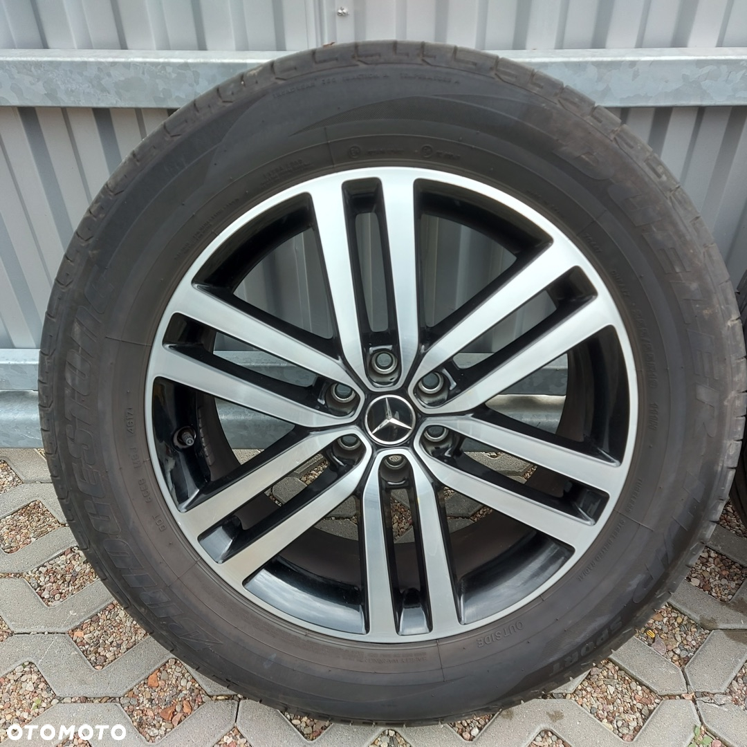 KOLA OPONY FELGI 19 KOMPLET MERCEDES X W470 LETNIE ORYGINAL DEMONTAZ 6X114,3 ET50 N84901 - 8