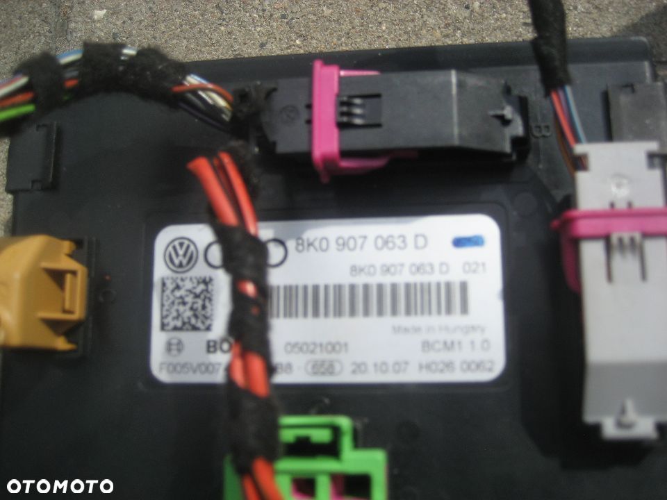 audi a4 b8  1,8 tfsi komputer licznik zestaw startowy 8k1907115a 8k0920900a europa - 12